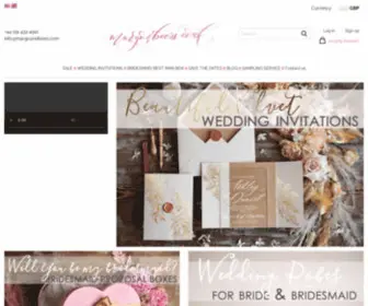 Margoandbees.co.uk(Modern Wedding Invitations) Screenshot