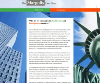 Margolislawfirm.com(For over thirty years The Margolis Law Firm has been providing quality legal services in two areas) Screenshot