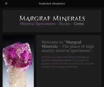Margrafminerals.com(Buy High Quality Minerals) Screenshot