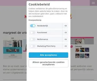 Margreetdevries.nl(Margreet de vries) Screenshot