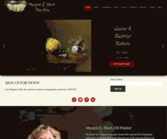 Margretshort.com(Short Fine Arts) Screenshot