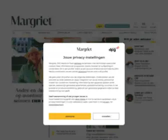 Margriet.nl(DPG Media Privacy Gate) Screenshot