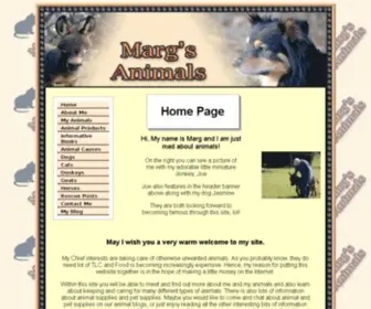 Margsanimals.com(Margsanimals) Screenshot