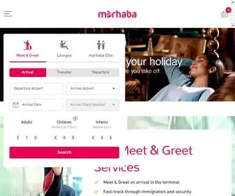 Marhabaservices.com(Airport Meet & Greet and Lounge Services in Dubai) Screenshot