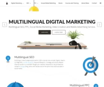 Maria-Johnsen.com(Multilingual Digital Marketing 2020) Screenshot