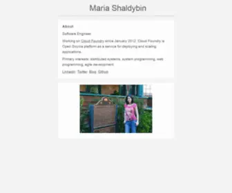Maria.sh(Maria Shaldybin) Screenshot