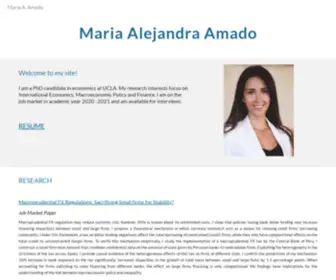 Mariaamado.com(Maria A) Screenshot