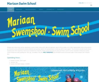 Mariaanswimschool.co.za(Mariaan Swim School) Screenshot