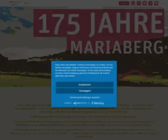 Mariaberg.de(Mariaberg e.V) Screenshot