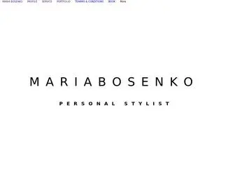 Mariabosenko.com(Maria Bosenko) Screenshot