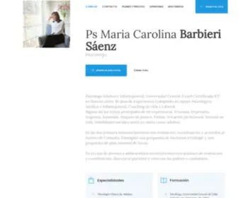 Mariacarolinabarbieri.com(Ps Maria Carolina Barbieri Sáenz) Screenshot