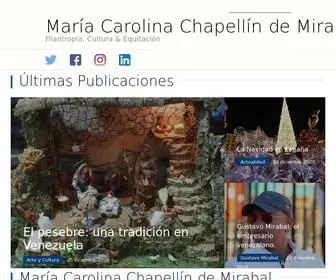 Mariacarolinachapellin.com(María Carolina Chapellín de Mirabal) Screenshot