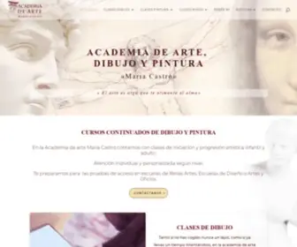 Mariacastro.es(Maria Castro Academia de arte) Screenshot