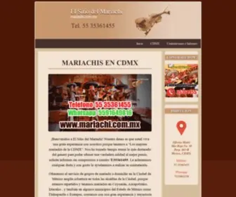 Mariachi.com.mx(Mariachis en CDMX) Screenshot