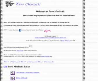 Mariachi.org(Puro Mariachi) Screenshot