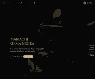 Mariachigemanegra.com(Mariachi Gema Negra) Screenshot