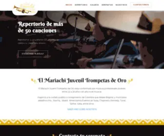 Mariachijuveniltrompetasdeoro.com(Mariachi Juvenil) Screenshot