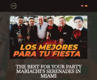 Mariachimiami.com(The Best Mariachi Band in Miami FL) Screenshot