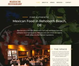 Mariachirehobothde.com(Mariachi Restaurant) Screenshot