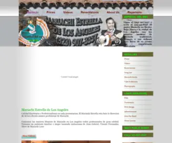 Mariachistar.com(Mariachi Estrella de Los Angeles) Screenshot