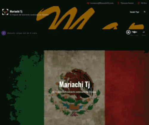 Mariachitj.com(El Orgullo del mariachi mexicano en Tijuana) Screenshot