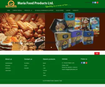 Mariafoodbd.com(Maria Food Products Limited) Screenshot