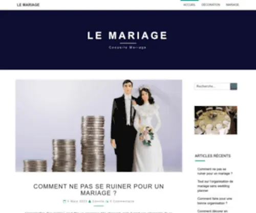 Mariage-Faire-Part.fr(Le Mariage) Screenshot