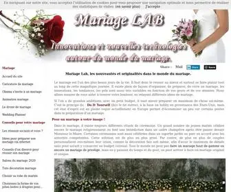 Mariagelab.com(Mariage) Screenshot