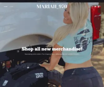 Mariah970.com(970 merchandise) Screenshot