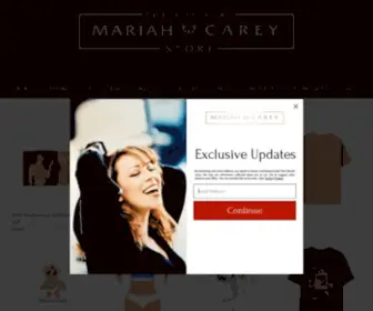 Mariahcarey.store(Mariah Carey Official Online Store) Screenshot