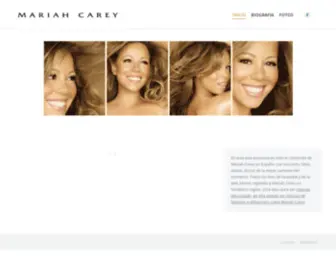 Mariahcareyspain.com(Tu mejor fuente sobre Mariah Carey en español actualizada a diario) Screenshot