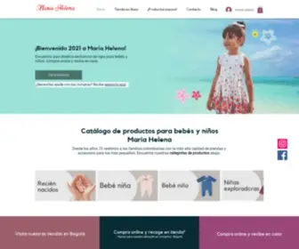 Mariahelenamodainfantil.com(Ropa para bebé) Screenshot