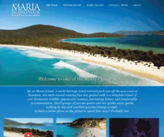 Mariaislandwalk.com.au(Maria Island Walk) Screenshot