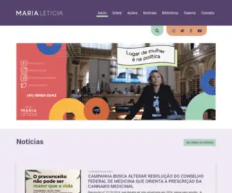 Marialeticia.com.br(Marialeticia) Screenshot