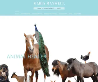 Mariamaxwell.co.nz(Animal Healing and Clairvoyant Readings) Screenshot