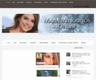 Mariamenounosonline.com(Maria Menounos Online) Screenshot