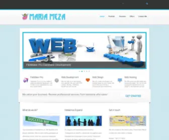 Mariameza.com(Web Design and Development) Screenshot