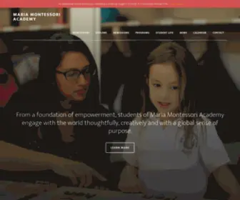 Mariamontessoriacademy.net(Maria Montessori Academy) Screenshot