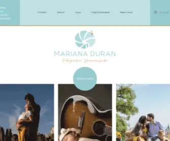Marianaduran.cl Screenshot