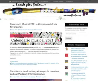 Marianaflauta.com(Cuando Pitos Flautas) Screenshot