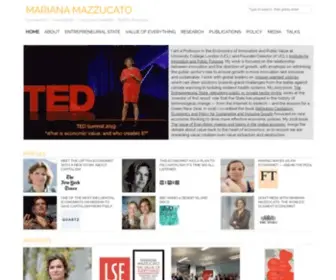 Marianamazzucato.com(Mariana Mazzucato) Screenshot