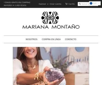 Marianamontano.com(Mariana Monta) Screenshot