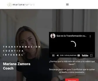 Marianazamora.com(Coach Transformación Cuántica Integral) Screenshot