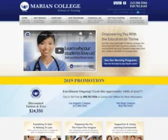 Mariancollege.edu(Mariancollege) Screenshot
