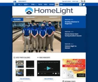 Marianhsathletics.org(Team Home Marian Knights Sports) Screenshot