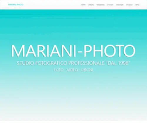 Mariani-Photo.com(Studio Fotografico Professionale "MARIANI) Screenshot