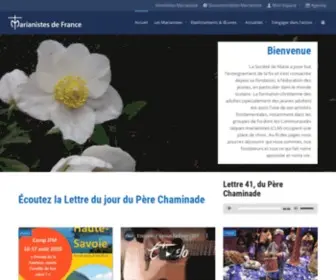 Marianistes.com(Marianistes de France) Screenshot