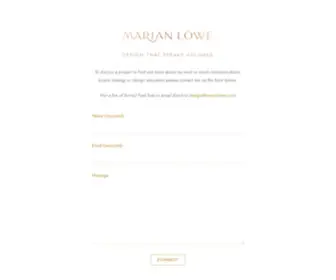 Marianlowe.com(Inspired by All of Us) Screenshot