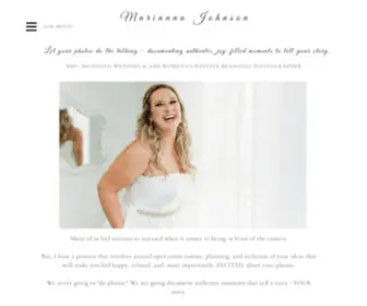 Mariannajohnson.com(Marianna Johnson Photography) Screenshot