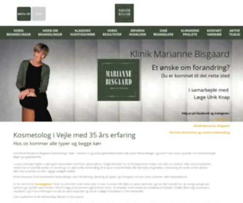 Mariannebisgaard.dk(Marianne Bisgaard) Screenshot